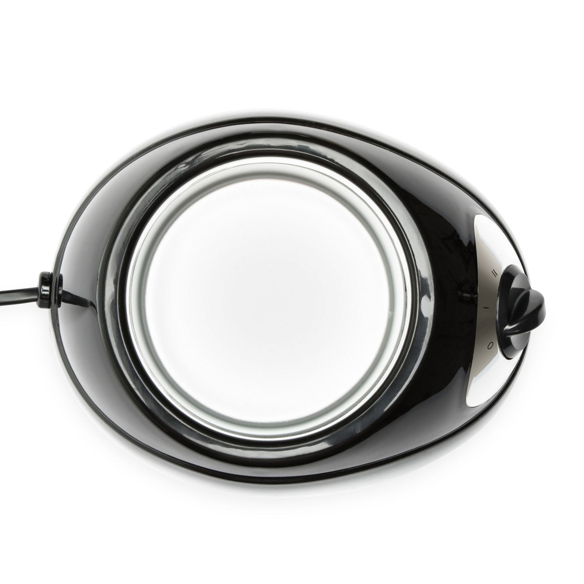 birdseye view of wax heater base